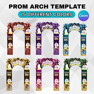 Prom Send off Arch Decor,canva Prom Decor Party,prom Photo Backdrop,prom Welcome Arch,prom Purple Arch Backdrop,class of 2025 Arch Decor - Etsy