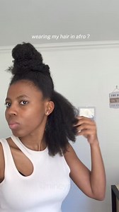 7.7K views · 108 reactions | ❤ Comment porter ses cheveux en afro par @niheyma | Nappy lifestyle | Facebook