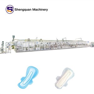 [Hot Item] Full Servo Strip Pack Sanitary Napkin Machine Customized Sanitary Pad Making Machine
