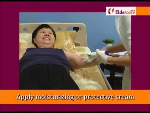 Undressing & Dressing a Fully Dependent Elderly - Eldercare Training Video by CFS