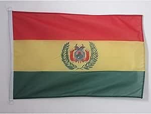 Bolivia NAUTICAL Flag 18'' x 12'' - Bolivian flags 30 x 45 cm - Banner 12x18 in for boat - AZ FLAG