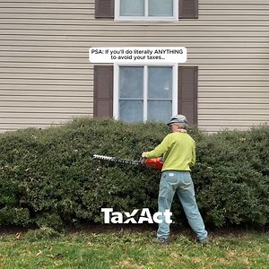 2.1K views | My toxic trait? Doing boring chores to avoid doing my taxes. Save me @TaxAct. | TaxAct | Facebook