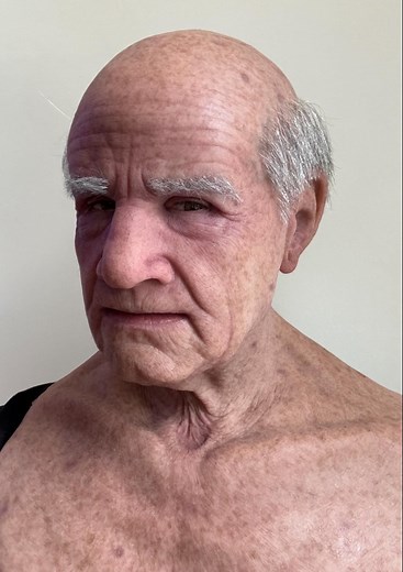Silicone Mask Realistic Old Man Mask the Geezer Realflesh Masks - Etsy