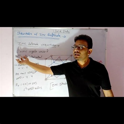 Structure of zinc Blende(Zns)🥰😍#youtubeshorts #shorts #chemistry #viralshort