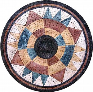 Mosaic Tile Artwork - Solaria Rondure - Etsy