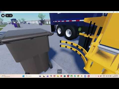 gopro straped on the long beach trash truck on trash