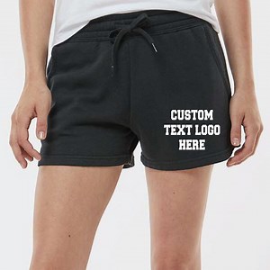 Personalized Fleece Shorts - Custom Women's Shorts - Text Print Loungewear - Fleece Comfort Wear - Bespoke Casual Shorts Unique Gift Shorts - Etsy
