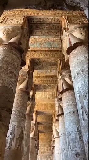 The Temple of Hathor is one of the most well-preserved temples in all of Egypt. The vibrancy of the Ancient Egyptian blue is striking, considering that the temple is over 2,000 years old 📷 via centerofegyptology - - - #Egypt, #PassionPassport, #Temple, #NatgeoTravel, #Magical, #Cairo, #Egyptian, #Redsea, #CnTraveler, #ThisIsEgypt, #AncientEgypt, #Pharaoh, #VisitEgypt, #Egyptology, #Travel, #Love, #PhotoOfTheDay, #Explore, #TravelGram, #Luxor, #ExpoEgypt, #InstaGood, #ancientegypt, #Architecture