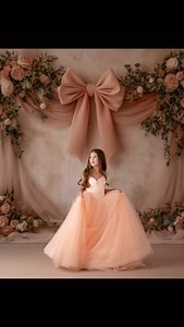 12 foot wide sweeps give you so much more room for activities 💕 and our newest bow designs are just chef’s kiss! Gown: @bentleyandlacecouturegowns 📸 @capturedbyerin | Fancy Fabric & Props