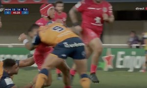 VIDÉO. Montpellier-Toulouse : Et soudain, Cheslin Kolbe s'est encastré contre un mur !