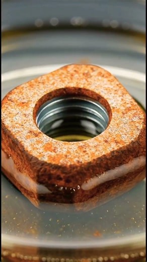 how to clean bold nut from chemicals(satisfying video ) #safisfying#trendingshorts#chemicalreaction