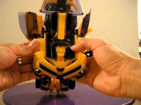 Transform Bumble Bee from robot mode to vehicle mode