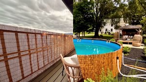 Natural Reed Fencing,4FT X 13T Reed Screen Balcony Reed Fence Bamboo Screen Fencing for Outdoor Backyard Patio（Brown）