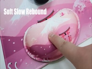 Sea Wave Keyboard Wrist Rest and Mouse Pad with Wrist Support Memory Foam Keyboard Rest Wrist Pad Set for Computer Ergonomic Mousepad Carpal Tunnel Typing Pain Relief Non-Slip Base