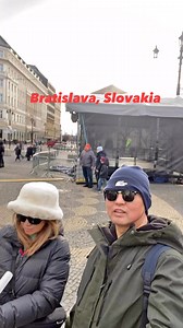 The Wandering Couple lost in Bratislava, Slovakia 😁👍 #bratislavaslovakia #fbreels2024ツ #europevacation #vikingrivercruise #slovakia #europetrip #fbreelsviral2024 @highlight | AV Buado
