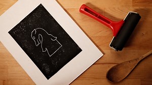 Pictish Beast Original Lino Cut Print - Etsy