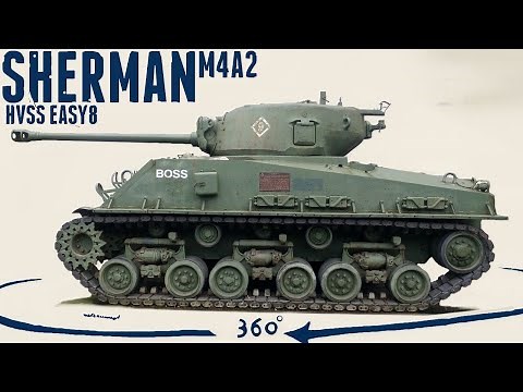 M4A2(76)W E8 HVSS Sherman - Walkaround