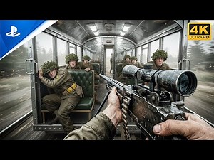 Immersive Stealth & Action Realistic ULTRA Graphics Gameplay 4K 60FPS UHD | CALL OF DUTY: WW II