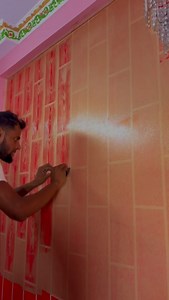 48K views · 2.6K reactions | Royal play wall painting masking tape texture design #instagram #interior #home #reels #artist #ideas #viral #instagood #love #art #drawing #viralreels #homedecor #painting #interiordesign #design | Karimul Islam | Facebook