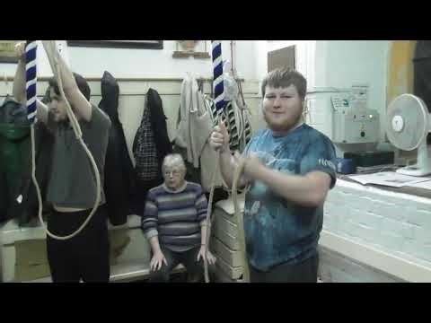 Bellringing at ST James Barrow IN Furness *New Ropes*