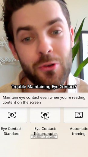 1K views | Check out the latest eye contact feature on Surface | Microsoft | Facebook