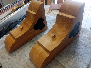 Solid Oak Mantel Brackets/corbels - Etsy Canada