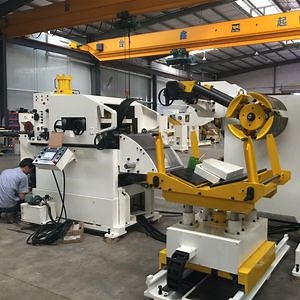 [Hot Item] Automatic Nc Servo Leveller Feeder and Decoiler Straightener Feeder with Power Press Punching Machine