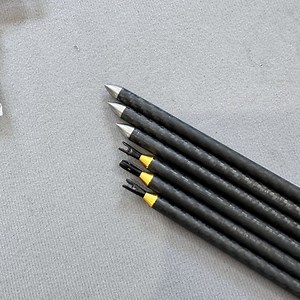 [Hot Item] Carbon Archery Shaft 4.2mm Spine500 Target Arrows for Recurve Bow Practice Shooting