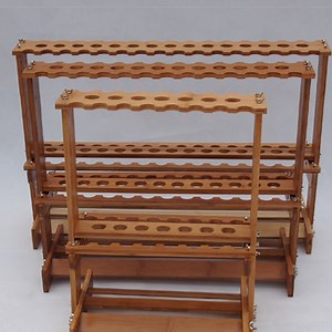 [Hot Item] Customized Bamboo Wooden Fishing Rod Holder Rack