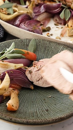 My Roasted Pork Tenderloin with Apple and Fennel is a dish you will make repeatedly. It is so easy to make; the pork fillets are coated in a flavoursome herb and spice rub, seared in a hot frying pan, then roasted in the oven with wedges of onion, apple, and fennel. The Roasted Pork Tenderloin is succulent and tender, the vegetables lightly caramelised and full of flavour. The full recipe is available at the link below, or comment SEND RECIPE and a direct recipe link will be sent to you in a mes