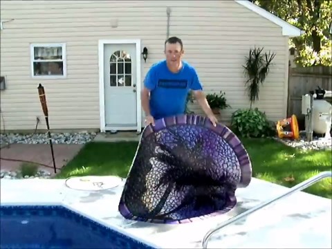 Monogrammed Removable Pool Mat: 59 inch Diameter Mosaic: C