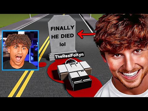 Trolling FOLTYN with a HATER ACCOUNT in Roblox..
