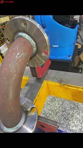 Robot Welding, flange, elbow, tee! #RoboticWelding #WeldingTechnology #Efficiency #Precision #Fabrication #Innovation | Shaanxi Jingtai Cooperation Laser technology Co.,Ltd