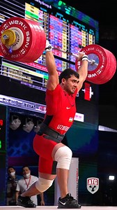 22 year old Akbar Djuraev (109kg, Uzbekistan 🇺🇿) clean and jerking 238kg / 524lbs to become 2021 world champion! | All Things Gym