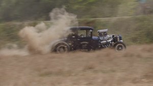 Correct use of the dirt drags return road 👏 @rebel_round_up_nz #ford #modela #coupe #supercharged #dirttrack #spin #burnout #hotrod | Hot Rod Revue