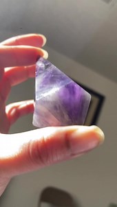 #Amethyst in natural light 😍✨🌞 #Aquarius #Birthstone #Metaphysical #Crystal #Healing #Wand #TheGiftThatKeepsOnGiving *** item listed not for sell, but purchased from Cattalyss Suite fb group for reference*** | Spoken Word Artist ALieN