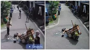 POPULER REGIONAL: Viral Pedagang Bakso Diduga Pura-pura Jatuh | Polwan asal Manado Jadi DPO - Tribunnews.com
