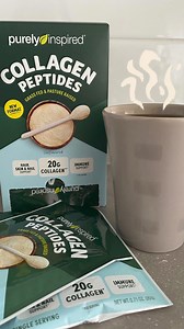 Your morning coffee 🤝 our Collagen Peptides This hydrolyzed collagen dissolves perfectly in to your morning coffee or tea. And if you prefer your caffeine unsweetened - even better as there is 0g of sugar! Order yours today: https://brnw.ch/21wIGzB | Purely Inspired Nutrition