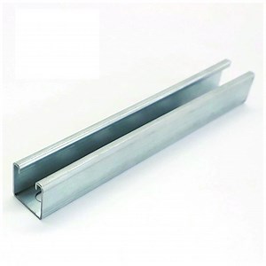 [Hot Item] Slotted Pre Galvanized Steel Strut C Channel Unistrut Channel
