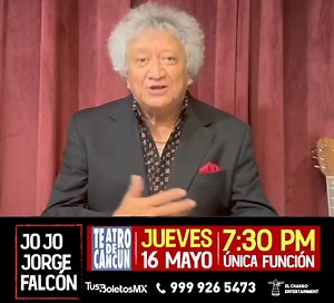 😂Jo Jo Jorge Falcon Mayo 16, 2024. 19:30 hrs . Único día. 👉https://tusboletos.mx/evento/Jo-Jo-Jorge-Falcon-cancun . #cartelera2024 #TeatroDeCancún #comediahumor #jorgefalcon | Teatro de Cancún EVENTOS