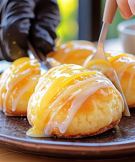 Soft Lemon Poundcake Cookies Drizzled With Glossy Lemon Glaze | Olivia’s Easy Recipes