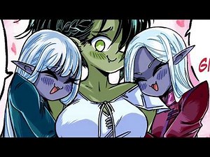 Big ORC GF | Lesbian comic dub