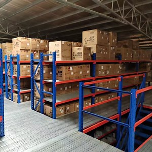 [Hot Item] Custom Mezzanine Rack System– Adjustable Warehouse Shelving Heavy-Duty Steel Storage Racks