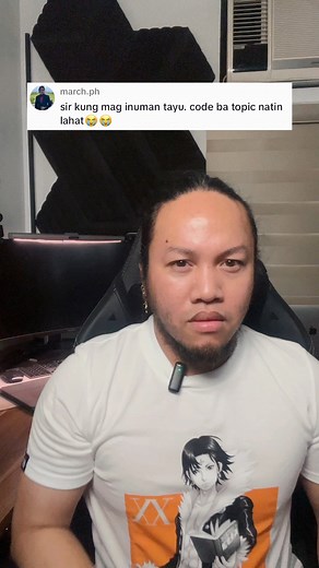 3.6K reactions · 147 shares | Tama na yan inuman na, oy pare ko tumagay ka  #programmerlife #Programmer #softwaredeveloper #softwareengineer #fullstackdeveloper #fbreels #fbreels23 #fbreelsvideo #fbreelsviral #reelsfb #reelsinstagram #reelsvideo #reelsviral #fyp #fypシ゚ #fypシ゚viralシ #foryou #foryoupage | Frace Marteja | Facebook