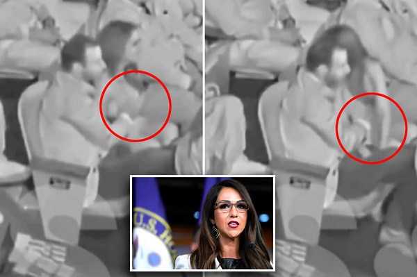 Security footage shows Lauren Boebert vaping, dancing, and taking selfies before getting kicked out of Beetlejuice show in Denver