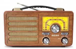 [Hot Item] Meier M1912bt Portable 3-Band Am FM Sw Radio, TF Card and MP3 Player, Rechargeable Speaker, Bluetooth