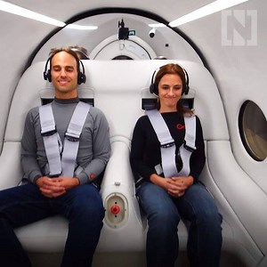 Virgin Hyperloop made history with first passenger ride on Sunday https://news.ae/2GLnxnU | The National