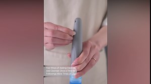 Toilet Brushes for Bathroom with Holder，Silicone Toilet Brush with Soap Dispenser, Cleanser Addable at Handle with Detachable Ventilated Storage Case, Optimal Wall Mount