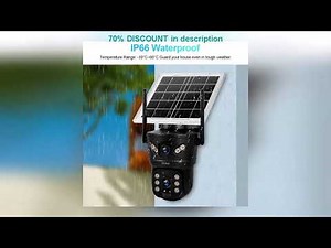 A must-have product! KERUI 6MP WIFI 4G Solar Camera Dual Lens IP Camera Outdoor Waterproof Survei