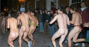 Primal Scream Tradition 2013 Harvard Students Run Naked